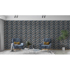 Самоклеюча декоративна 3D панель цегла кашемір Loft Expert 700x770x5 мм Ізмаїл