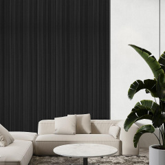 Декоративна стінова рейка Sticker Wall 160*23*3000мм (D) SW-00001532 Чорна Слов'янськ