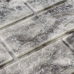 Самоклеюча декоративна 3D панель Loft Expert 109-5 Чорний природний мармур 700x770x5 мм Вознесенськ