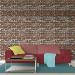 Самоклеющаяся 3D панель под красный екатеринослав кирпич Sticker Wall 3080x700x3мм Хуст