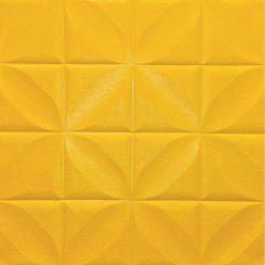 Самоклеюча декоративна стельова стінна 3D панель 700x700x6мм (199) Sticker Wall SW-00000638 Ізюм