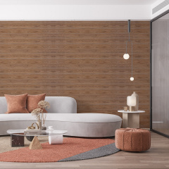 Самоклеюча декоративна 3D панель під дерево у рулоні 3D Loft 20000x700x3 мм Світлий дуб Хмільник