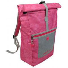 Женский городской рюкзак Rolltop Uncle Sam IAN313561 22L Розовый Буча