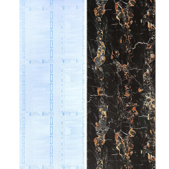 Самоклеюча плівка Sticker Wall SW-00001282 Чорний мармур із жовтим 0,45х10мх0,07мм Ірпінь