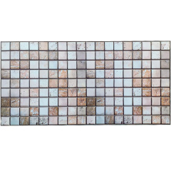 Декоративна ПВХ панель мозаїка під бежевий мармур Sticker Wall SW-00001433 960х480х4мм Харків