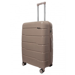 Чемодан из полипропилена Milano bag 0305 M+ 84 л Шампань Вишневое
