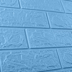 Самоклеюча декоративна 3D панель 3D Loft OS-BG03-3 Під блакитну цеглу 700x770x3мм Суми