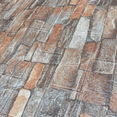 Самоклеюча 3D панель Sticker Wall SW-00001319 Під камінь червоний піщаник 700x770x3мм Київ