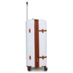 Чемодан большой L ABS-пластик Worldline Airtex 629 76×52×30см 110л Белый Ровно