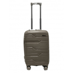 Чемодан маленький S полипропилен Milano bag 0306 56×35×24см 33л Шампань Ізюм