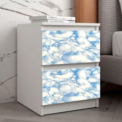 Самоклеющаяся пленка Sticker Wall голубой мрамор 0,45х10м (36019) Обухов