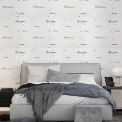 Панель стінова 3D 700х770х4мм напис із сріблом (D) Sticker Wall SW-00001980 Бровари