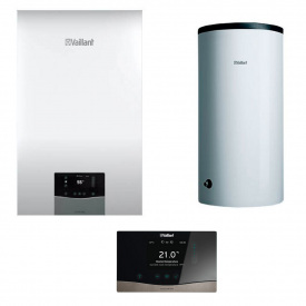 Пакетна пропозиція одноконтурний котел Vaillant ecoTEC plus VU 25CS/1-5 Ioni (N-INT2)+ бойлер + терморегулятор (0010043963 + 0010015951 + 0010045479)