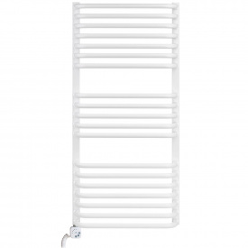 Рушникосушка електрична Luxrad Salto I 1200x430 біла 600W ліва (SIN12004309003ELVW600)