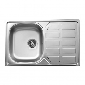 Мийка кухонна Deante Soul, нерж.сталь, з крилом, накладна (ZEO_0113)