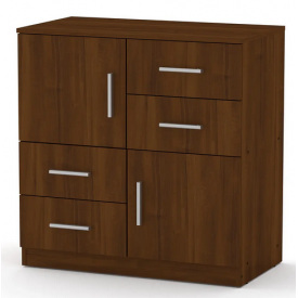 Комод-2+4 Компаніт дсп горіх
