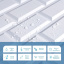 Декоративна ПВХ панель біла клінкерна цегла Sticker Wall SW-00001431 960х480х4мм Бердичів