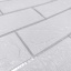 Самоклеющаяся декоративная 3D панель 3D Loft Os-BG01-3 Под белый матовый кирпич с серебром 700x770x3 мм Николаев