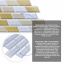 Декоративная ПВХ панель бело-бежевый клинкерный кирпич Sticker Wall SW-00001430 960х480х4мм Хуст