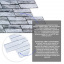 Декоративная ПВХ панель под кирпич Sticker Wall 960*480*4мм (D) SW-00001841 Светло-серая Никополь