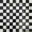 Самоклеящаяся PET мозаика Sticker Wall 300х300х4 мм Черно-белый (D) SW-00002448 Южноукраинск