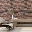 Декоративна ПВХ панель Sticker Wall 960х480х4 мм Коричневий (D) SW-00001555 Ясногородка
