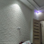 Самоклеюча 3D панель 3D Loft 700x770x7 мм Білий (205) Київ