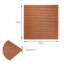 Панель 3D Bronze 700х700х4mm (D) Sticker Wall SW-00001955 Золотоноша