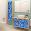 Самоклеюча плівка Sticker Wall синя мозаїка 0,45х10м (10366) Одеса