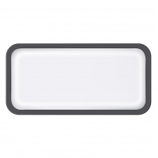 Антивандальний LED-світильник Global 1-GBH-08-1550-R 15W 5000K Графітовий (1373)