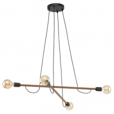 Люстра TK Lighting Helix Коричневий Чорний (TK4949)