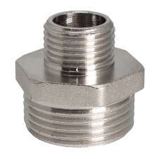 Ниппель редукционный REMI 1/2"х1" НН латунь