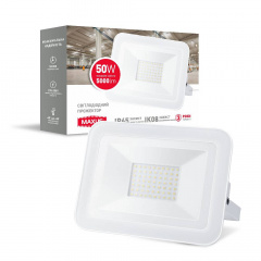Прожектор світлодіодний Maxus FL-02 50W 5000K Білий (1359) Нововолинськ