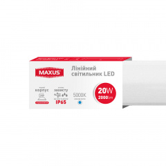 Светодиодный светильник Maxus Batten Light 20W 5000K IP65 Белый (1579) Луцк