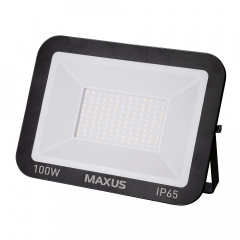 Прожектор Maxus FL-01 100W 5000K Black (1566) Київ