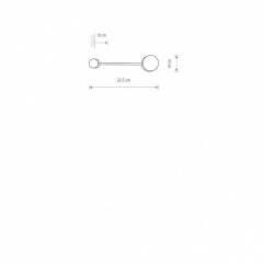 Настенный светильник Nowodvorski 7803 ORBIT WHITE I KINKIET 20 Миргород