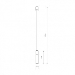 Люстра Nowodvorski 7867 CYLINDER SOLID BRASS L zwis Одеса