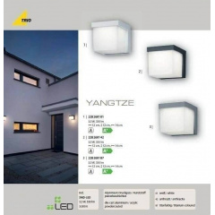 Настенный уличный светильник TRIO YANGTZE 228260142 Киев