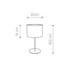 Настільна лампа Nowodvorski ALICE GRAY 9090 Оріхів