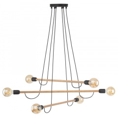 Люстра TK Lighting Helix Коричневий Чорний (TK4953) Михайлівка