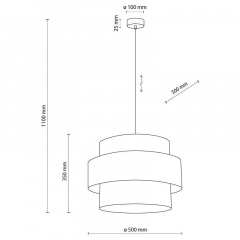 Люстра TK Lighting Calisto Бежевий (TK5419) Конотоп