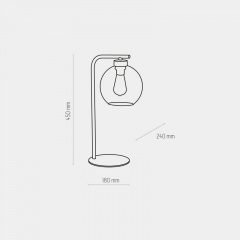 Настольная лампа TK Lighting Cubus Черный (TK5102) Прилуки