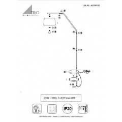 Торшер TRIO TRACY 462100132 Ворожба