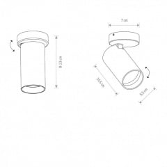 Точечный светильник Nowodvorski 7771 MONO I WHITE/GOLD Краматорськ