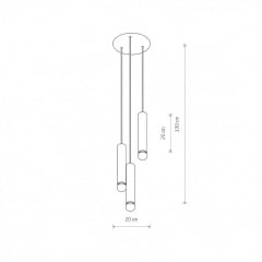 Люстра Nowodvorski 7855 BATON SOLID BRASS III ZWIS Киев