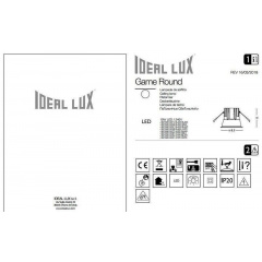 Точковий світильник Ideal Lux GAME ROUND 192321 (id192321) Золотоноша