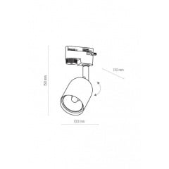 Трековый светильник TRACER GU10 BK TK-Lighting 4498 Житомир