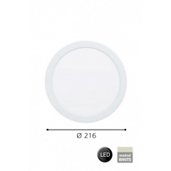 Точечный светильник FUEVA 5 d21,6 LED NW WH Eglo 99151 Київ
