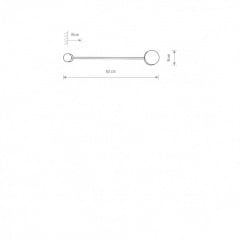 Настенный светильник Nowodvorski 7802 ORBIT WHITE I KINKIET 40 Вільнянськ