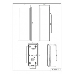 Уличный настенный светильник TRIO GARONNE 201860242 Луцк